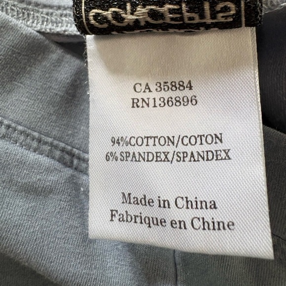 Gray Leggings with Floral Design - Picture 3 of 6